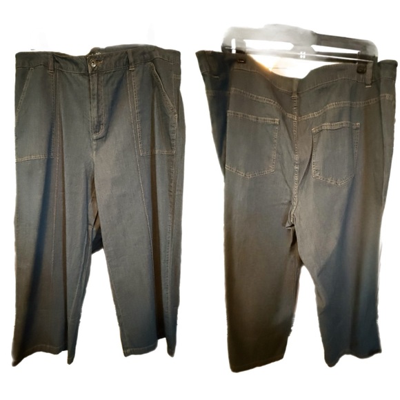 Denim & Co Plus Size Light Wash Wide-Leg Jeans in 18W NWOT - Picture 6 of 16